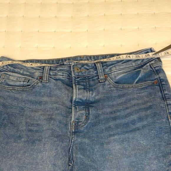 Old Navy Kitty Kat High-Rise O.G. Straight Jeans Women's 12 | Blue | EUC - Picture 10 of 12